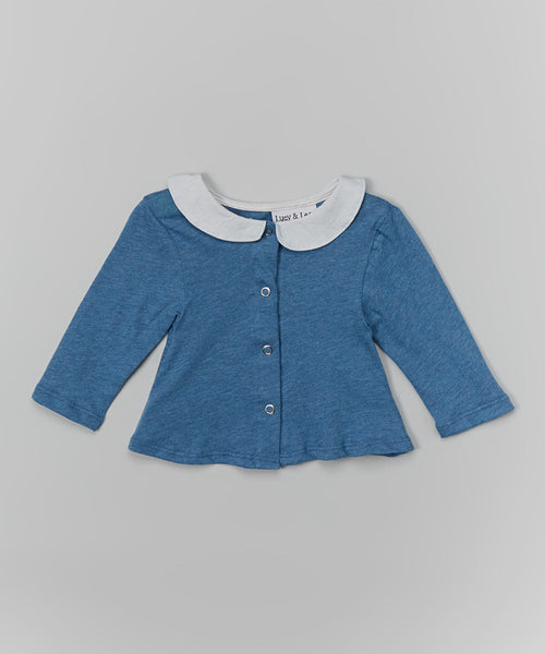 East Side Cardigan Blueberry - Lucy & Leo